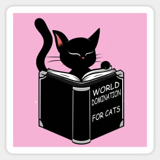 WORLD DOMINATION FOR CATS Sticker